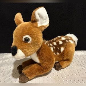 Ganz Deer Fawn Plush Stuffed Animal Brown White Spots 12 Inch Vintage